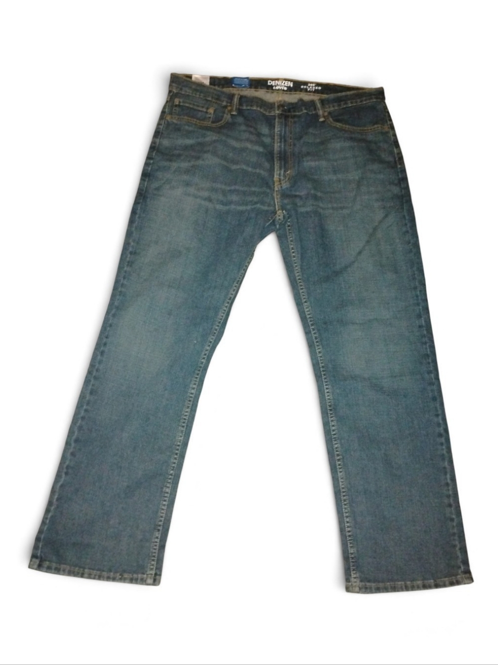 NWT Denizen from Levi's Men's 285 Relaxed Fit Jeans Medium Wash 42x32